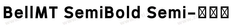 BellMT SemiBold Semi字体转换